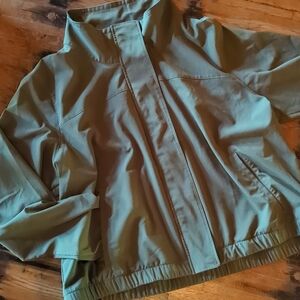 Skechers Lightweight Bomber Style Jacket. sz 2XL ECU. Army Green.
